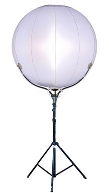 Leuchtballon für Baustellenbeleuchtung mieten leihen